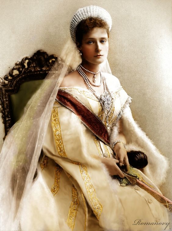 Empress Alexandra Fyodorovna nee Alix of Hesse and by Rhine