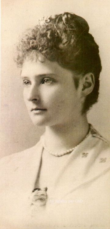 Princess Alix of Hesse, later Tsarina Alexandra Feodorovna of Russia.