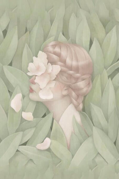 Hsiao Ron Cheng（郑晓嵘），1986年出生在台湾的插画艺术家。她的作品灰色温柔，充满着怪诞的想法，画面用色轻柔，透出淡淡的忧郁