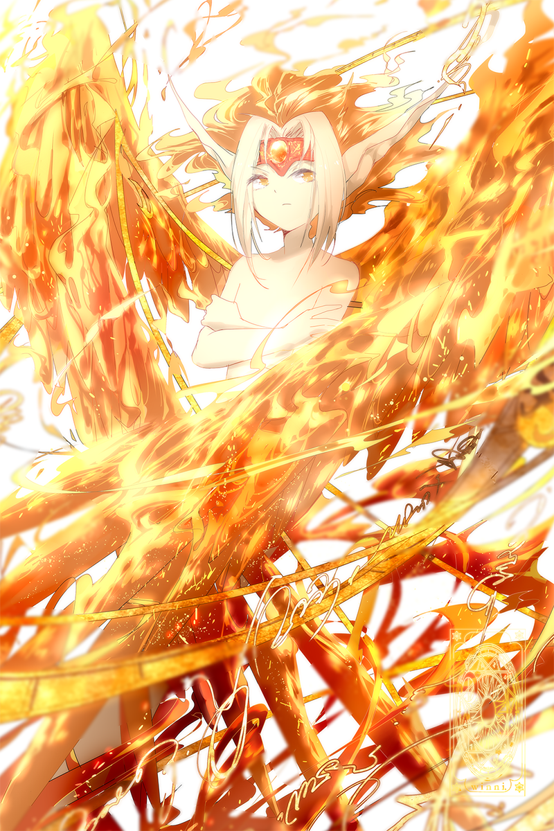 【the firey】by：winni id=56362220 pixiv，插画，动漫，漫画，魔卡少女樱，CLAMP，库洛牌，火