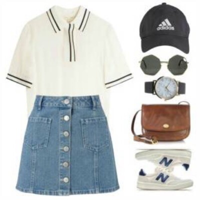 会穿搭才是王道。牛仔裙牛仔裙