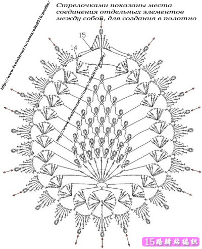 圆形菠萝花