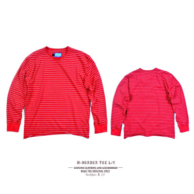 PACKRATS.15AW/OG N-BORDER TEE L/S