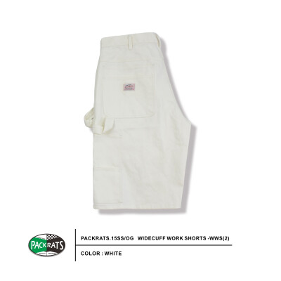 PACKRATS.15SS/OG WIDECUFF WORK SHORTS -WWS(002)