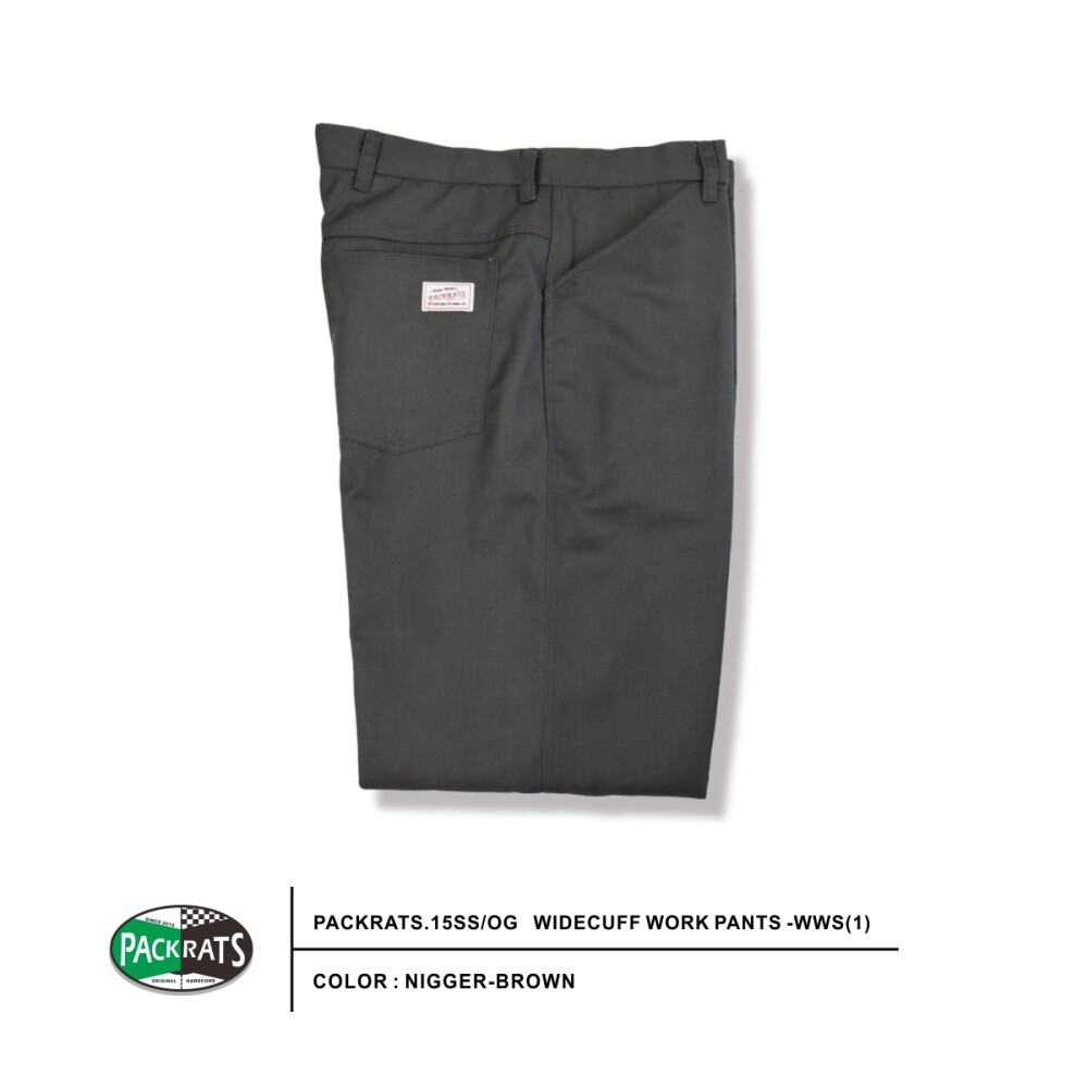 PACKRATS.15SS/OG WIDECUFF WORK PANTS -WWS(001)