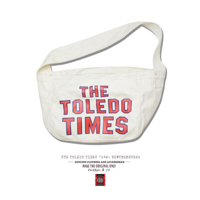 PACKRATS. 16SS "THE TOLEDO TIMES" 1940s NEWSPAPERBAG