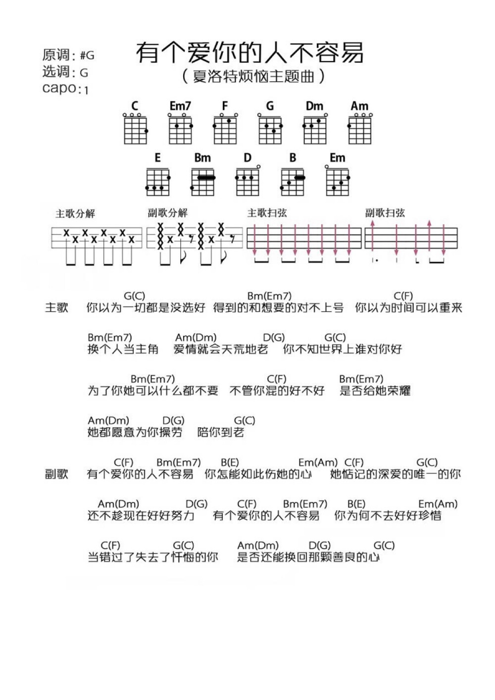 有个爱你的人不容易