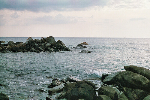 风景 海