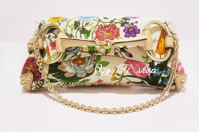 Gucci。金属包链。花鸟鱼虫。限量款 