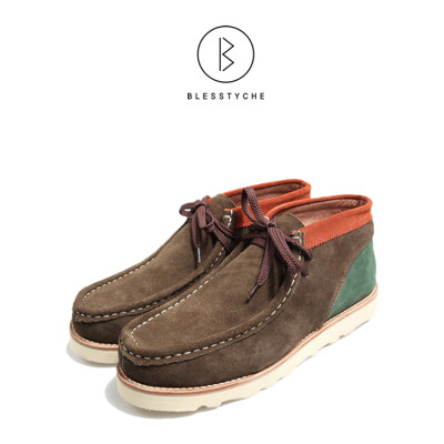 BLESS TYCHE X GROVER WALLABEE 第四代内外全皮 袋鼠鞋工装靴