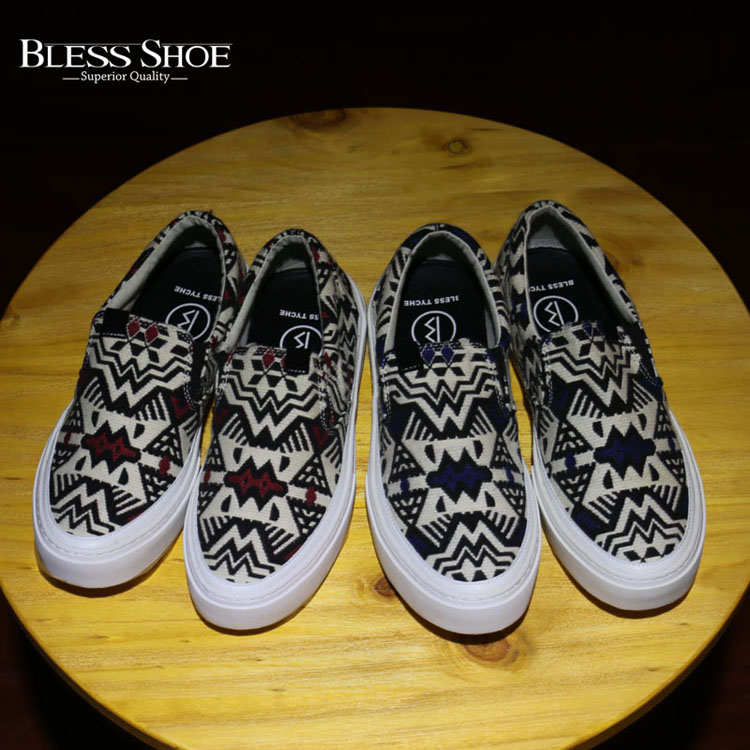 BLESS TYCHE SHOE 2015 NAVAJO 3代 低帮民族风懒人鞋休闲鞋夏季