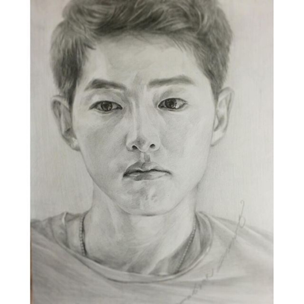 宋仲基 #素描#手绘 cr:guminuna