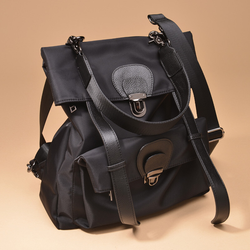 2016欧美时尚大容量超实用多功能防盗牛津布尼龙双肩包单肩包