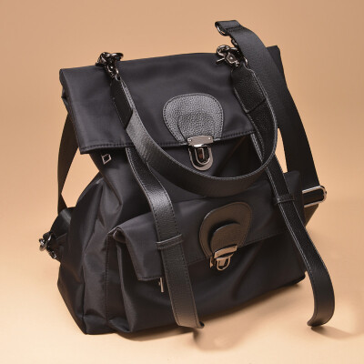 2016欧美时尚大容量超实用多功能防盗牛津布尼龙双肩包单肩包