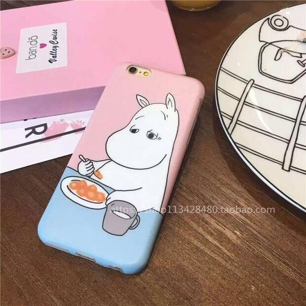 小众博物馆 Moomin姆明iPhone6s/plus硅胶软壳
