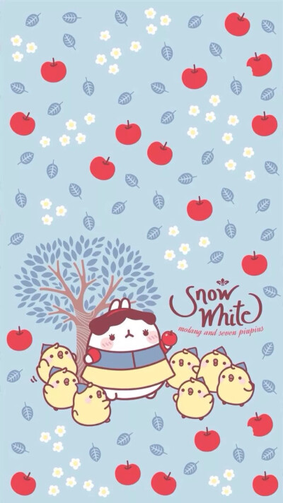 molang兔兔 snow white
