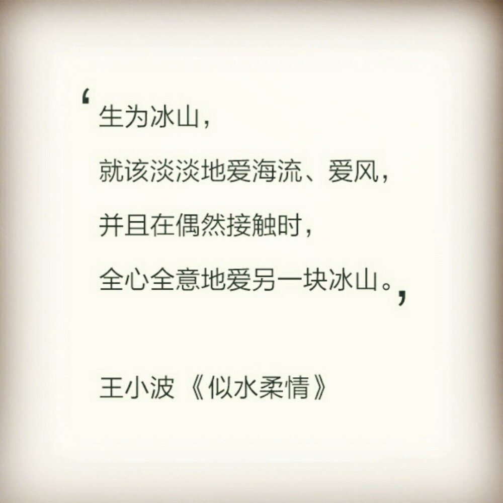 王小波《似水柔情》