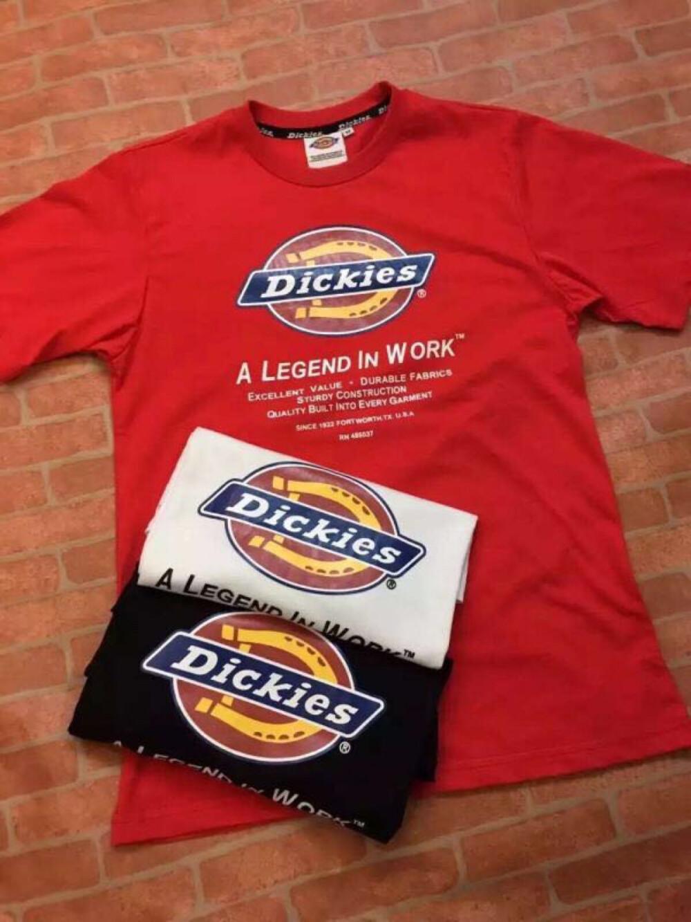 dickies 经典款 白黑红