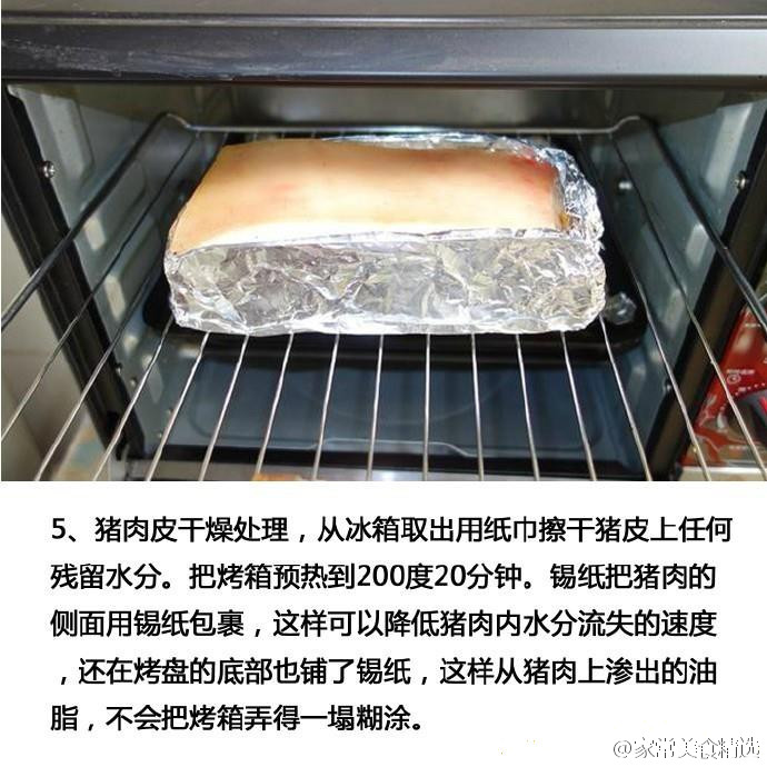 【广式脆皮烧肉】此菜是经典的广东烧腊之一，脆皮烧肉以其肉松化、香脆，其口感富有层次感，被称为一绝·一块肉可以尝到三种口感，先会感到表皮的香脆，其次会感到脂肪的柔软，最后会感到瘦肉的甘香。