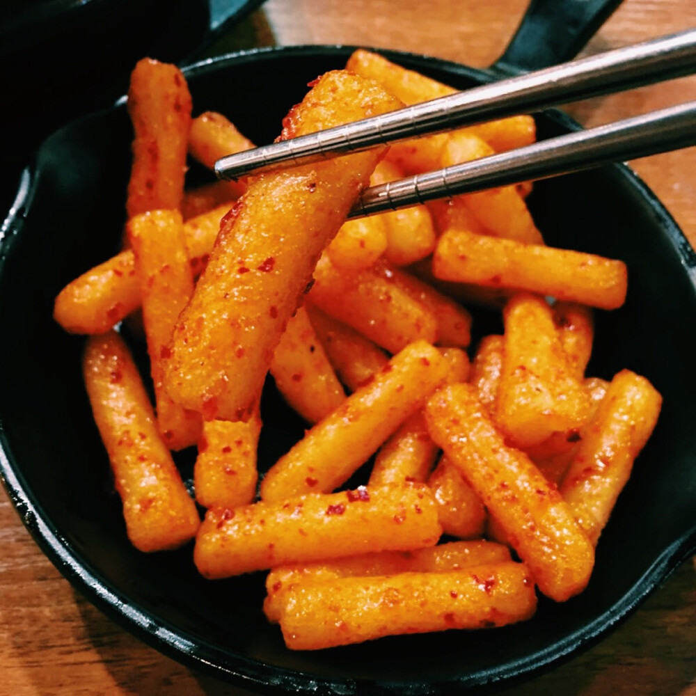 韩国炸年糕感觉好正宗