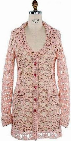 crochet veste This is just gorgeous!