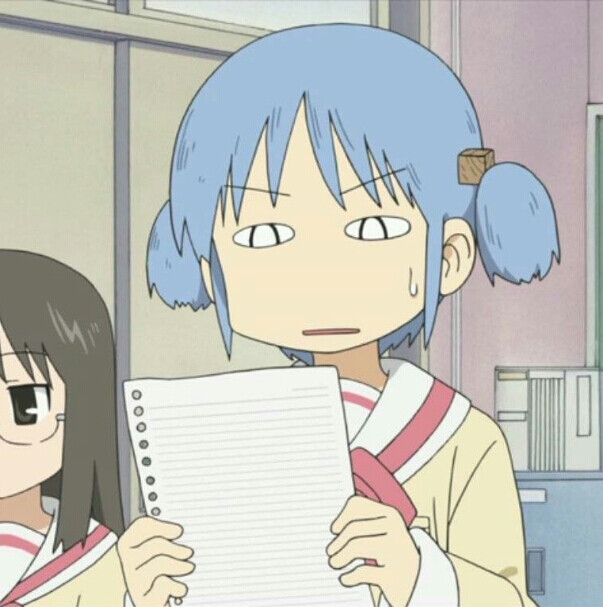 拿到卷子的学渣就是这个样纸女生头像二次元