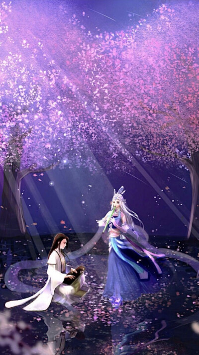 寄君一曲，不问曲终人聚散。