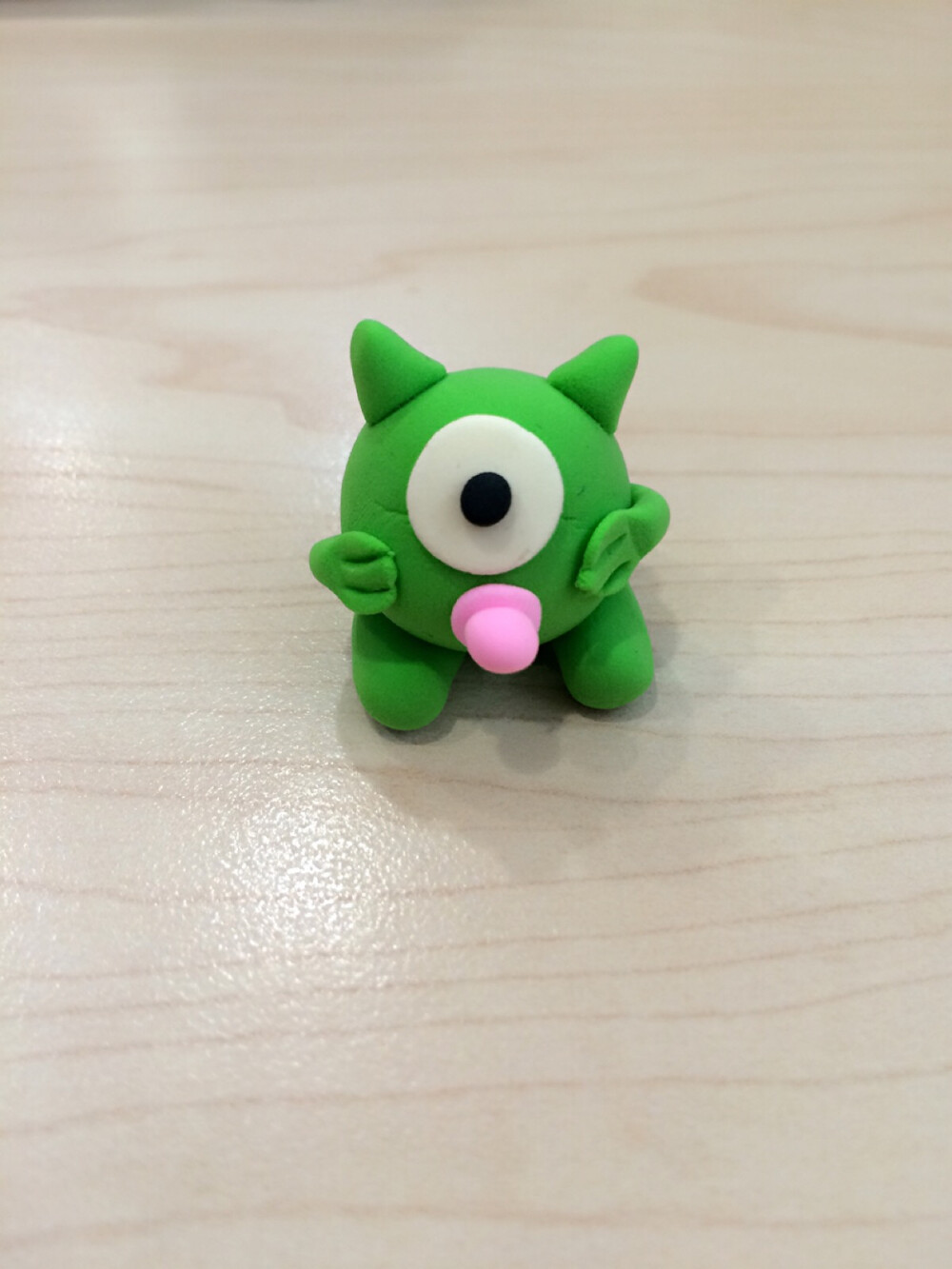 粘土DIY，大眼仔