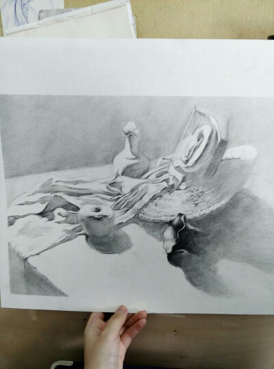 上次画的作业发下来了，嗯。。我真是画的好啊，哈哈哈哈哈哈哈哈哈哈哈