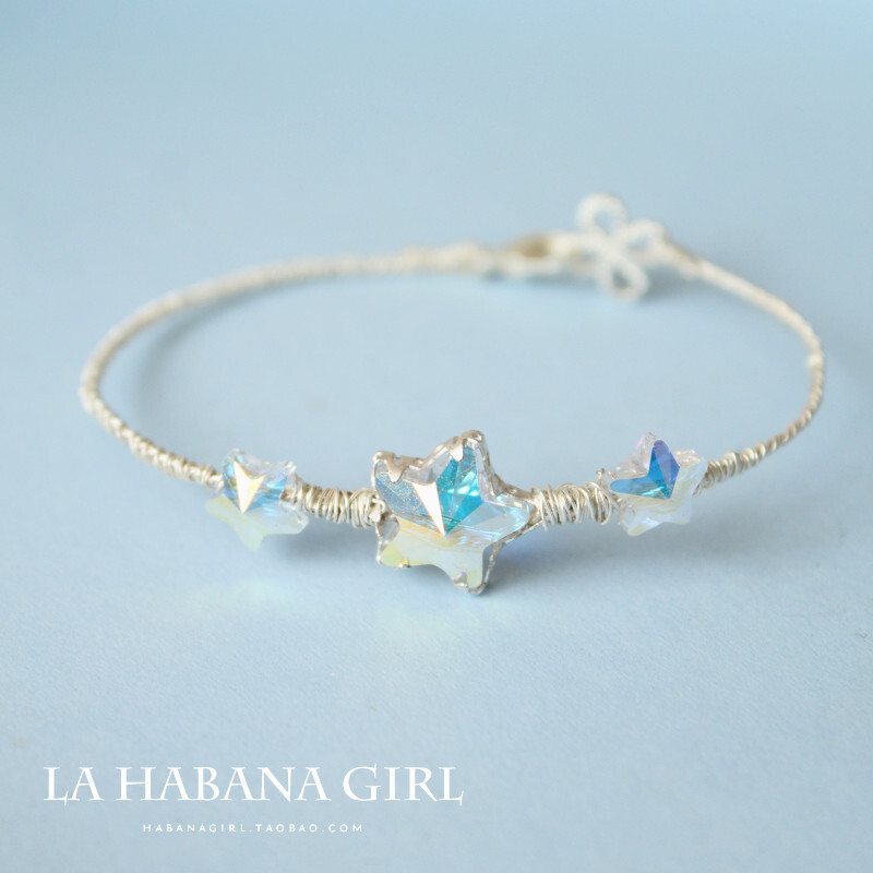 La habana girl♥手作♥海洋の星 独家手工定制 奥地利水晶 手镯