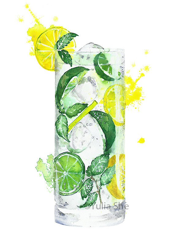 一杯柠檬汽水 一个小清新 文艺 壁纸 by春港官人