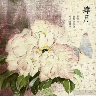 【花醉薇·肆·花卉筆記】四月