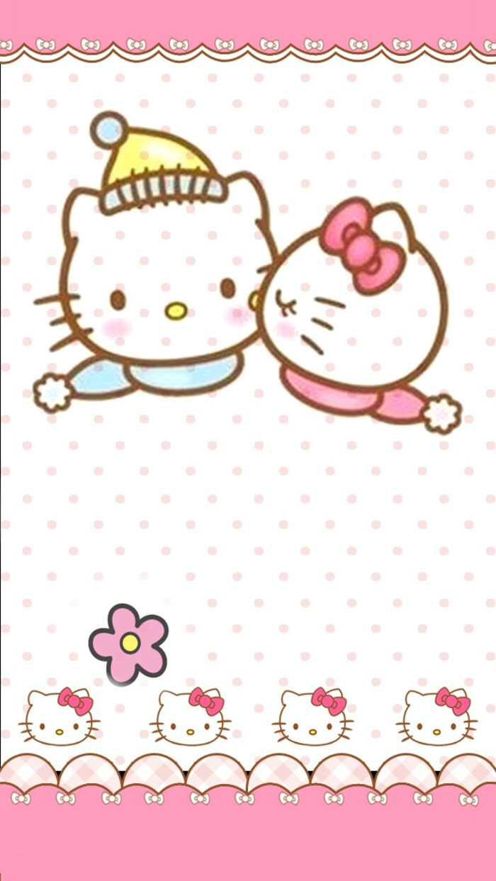 手机壁纸 helloKitty