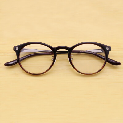 DIT.意大利进口板材纯钛镜腿超轻小框近视眼镜架圆框形眼镜架