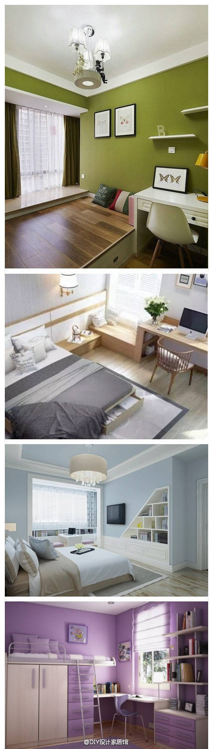 卧室里的工作间