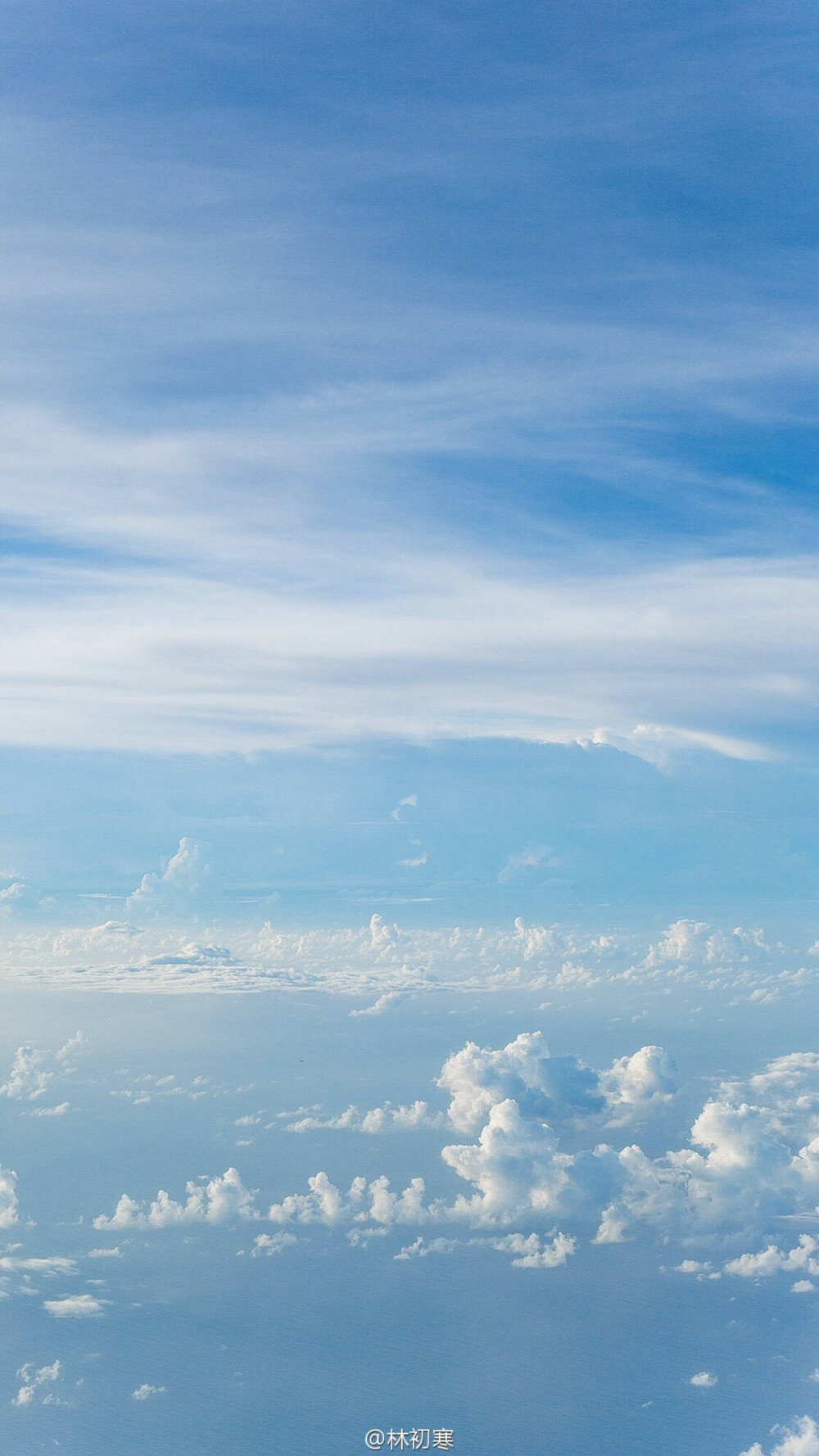 风景意象图 蓝天白云大海 手机壁纸摄影师林… 