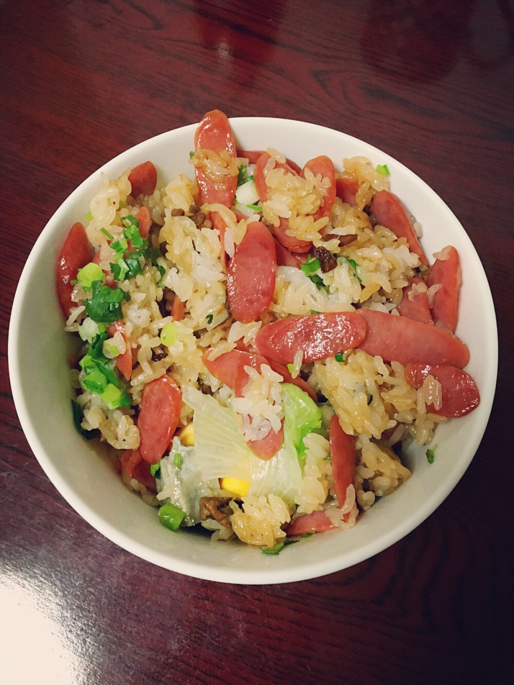 今日食.腊肠煲仔饭