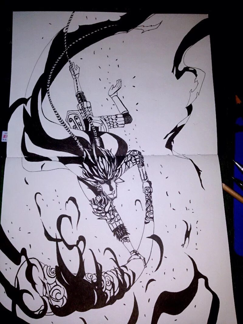 手绘 #大圣归来#