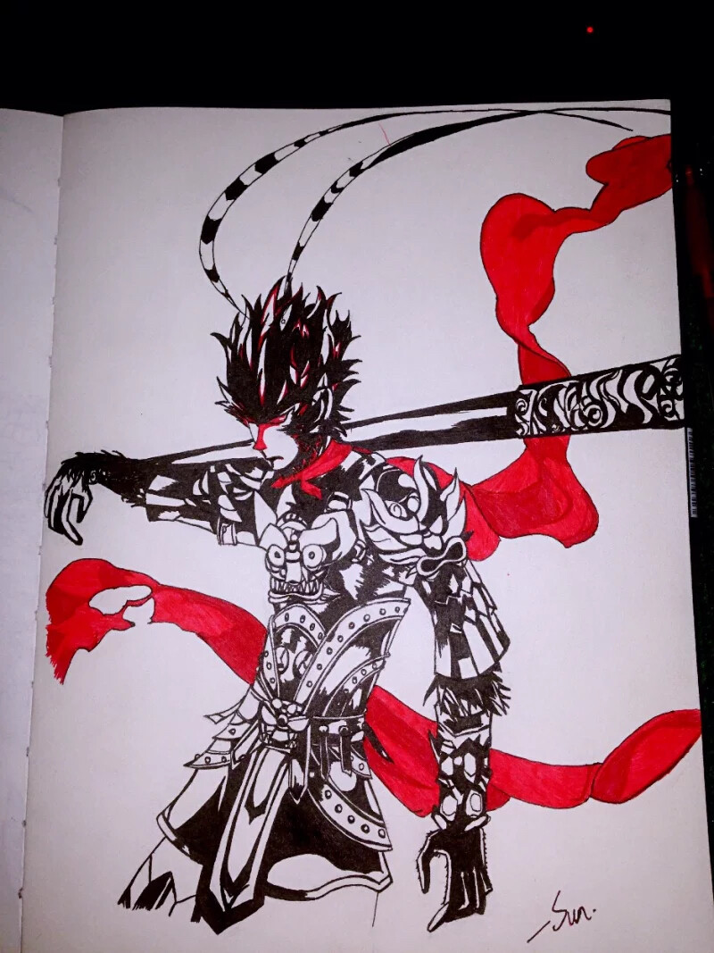 #大圣归来# 临摹手绘