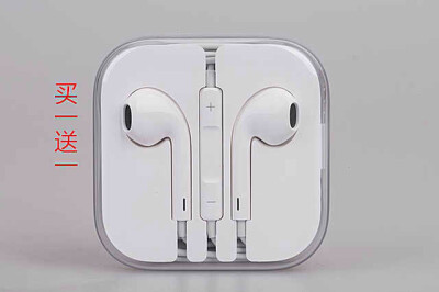 适用于苹果iphone5s/6/6s/4s/ipad手机耳机入耳式线控耳塞
