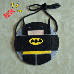 独家儿童动漫卡通蝙蝠侠造型包 韩版无纺布包