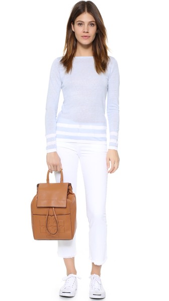 Tory Burch Bombe T Flap Backpack