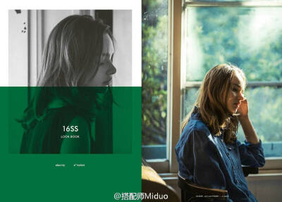 Model： Dasha Pilyuk. alacrity a+koloni 2016 Spring/Summer Lookbook .