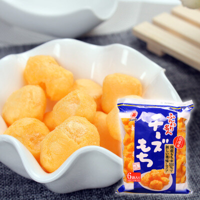 超浓芝士味日本进口零食越后制果芝士球膨化食品特色休闲小吃85g