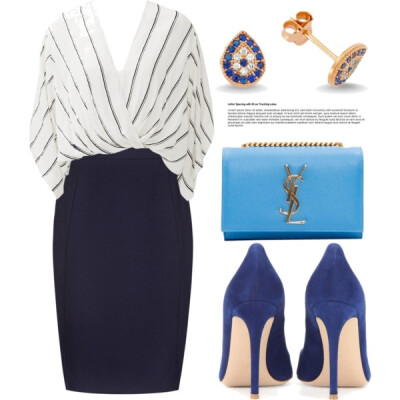 @polyvore #blue