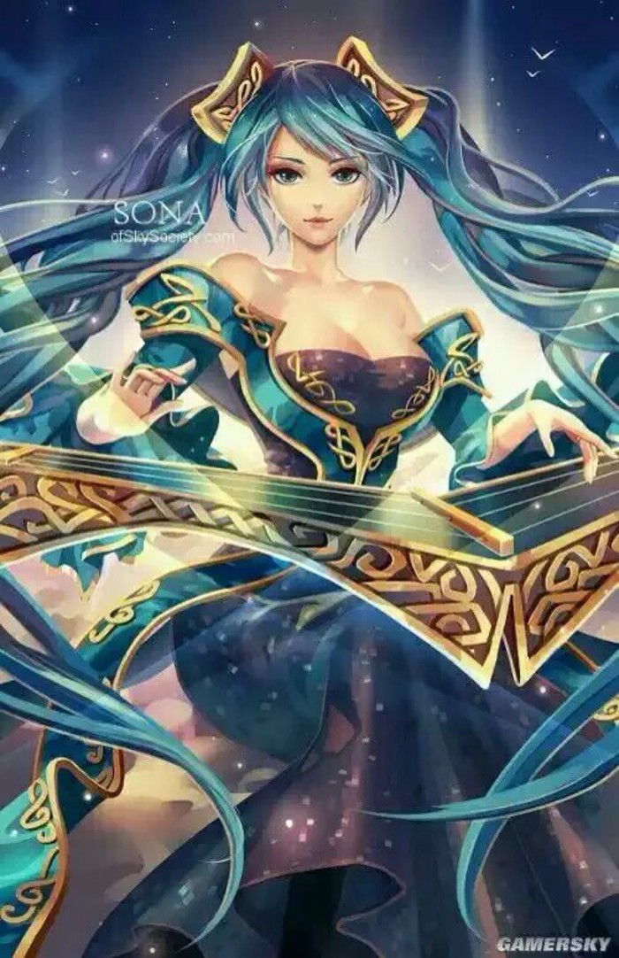 lol 英雄联盟 琴瑟仙女 娑娜 sona 北漠i