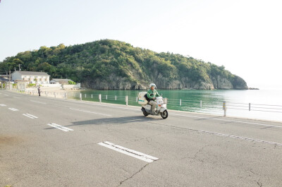 直岛沿海公路的开端