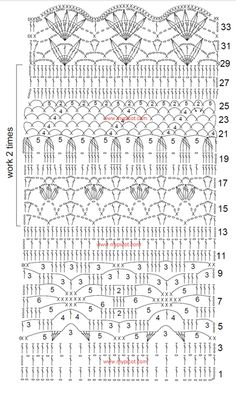 Dolce&Gabbana 2013 - free crochet pattern diagram