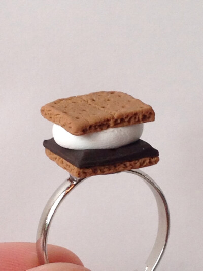 夹心饼干戒指