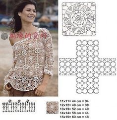 Crochet.es.un.arte!: Crochet - Vestido y 2 Remeras con Motivos